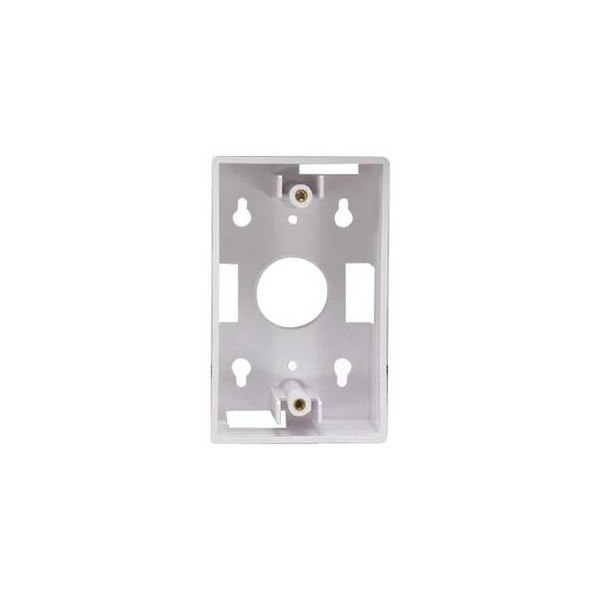Unirise SMB-1G-WHT White switch plate/outlet cover