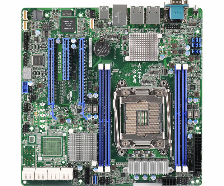 Asrock EPC612D4U Intel C612 Socket R (LGA 2011) Micro ATX Server-/Workstation-Motherboard