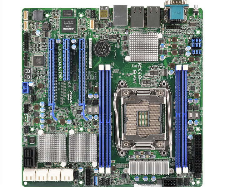 Asrock EPC612D4U-2T8R Intel C612 Socket R (LGA 2011) Micro ATX Server-/Workstation-Motherboard