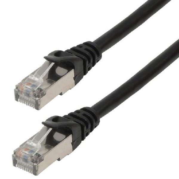 MCL 0.5m Cat6 S/FTP 0.5m Cat6 S/FTP (S-STP) Schwarz Netzwerkkabel
