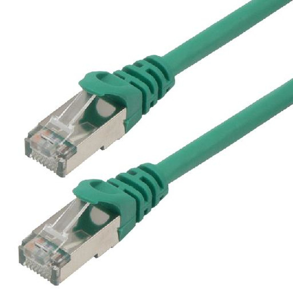 MCL 0.5m Cat6 S/FTP 0.5m Cat6 S/FTP (S-STP) Green networking cable