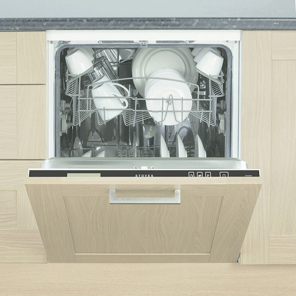Stoves S600DW Полностью встроенный 12мест A+ посудомоечная машина