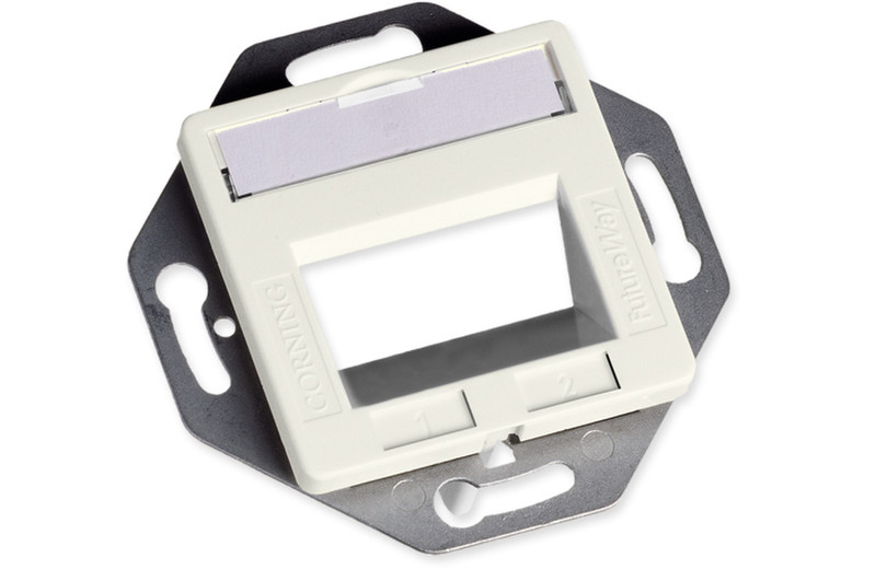 Corning WAXWSE-S0202-C001 White switch plate/outlet cover