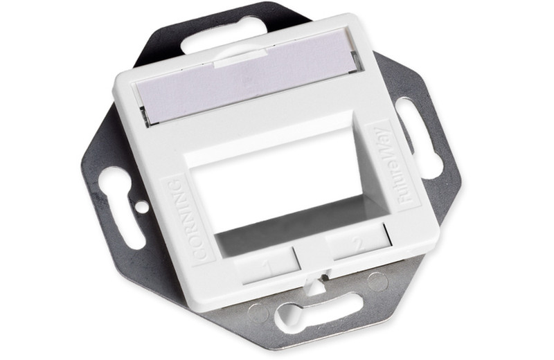 Corning WAXWSE-S0201-C001 White switch plate/outlet cover