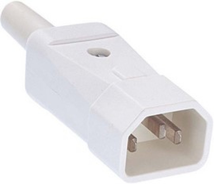 Bachmann 915.271 C14 White electrical power plug