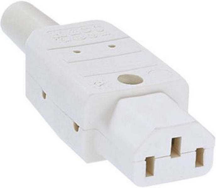 Bachmann 915.270 C13 White electrical power plug