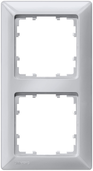 Siemens 5TG25523 Aluminium switch plate/outlet cover