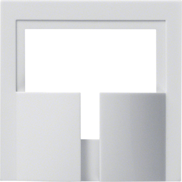Hager WYA420 White socket-outlet
