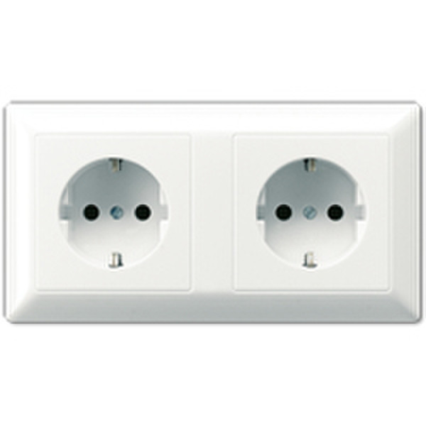 JUNG AS 522 WW Schuko White socket-outlet