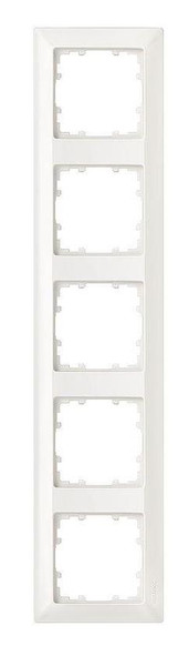 Siemens 5TG25550 Titanium,White switch plate/outlet cover