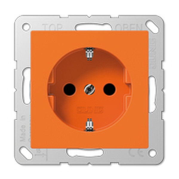 JUNG A 520 BF O Schuko Orange socket-outlet