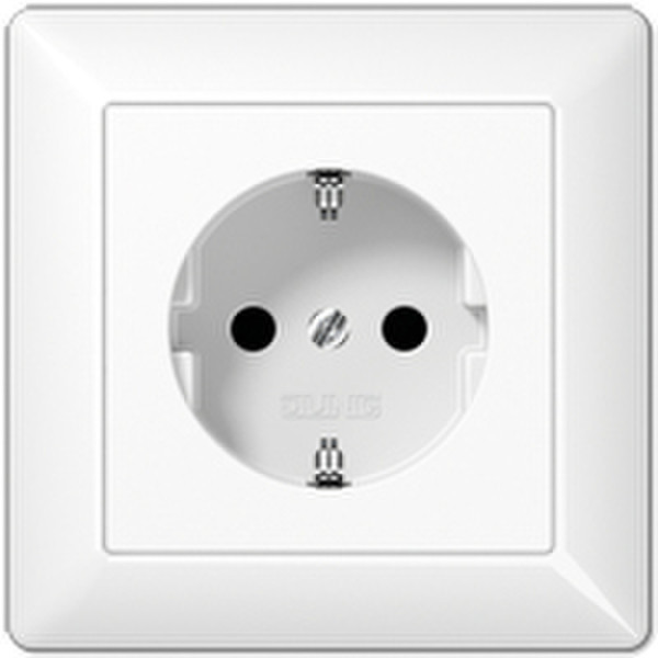 JUNG AS 520 WW Schuko White socket-outlet