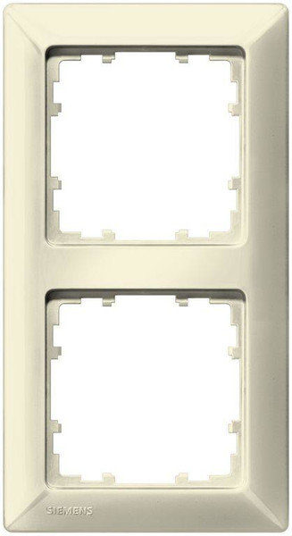 Siemens 5TG25820 White switch plate/outlet cover