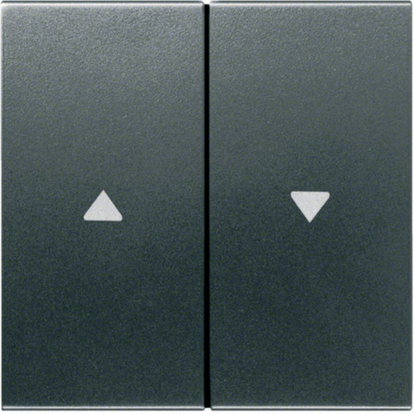 Hager WYA127 Anthracite light switch