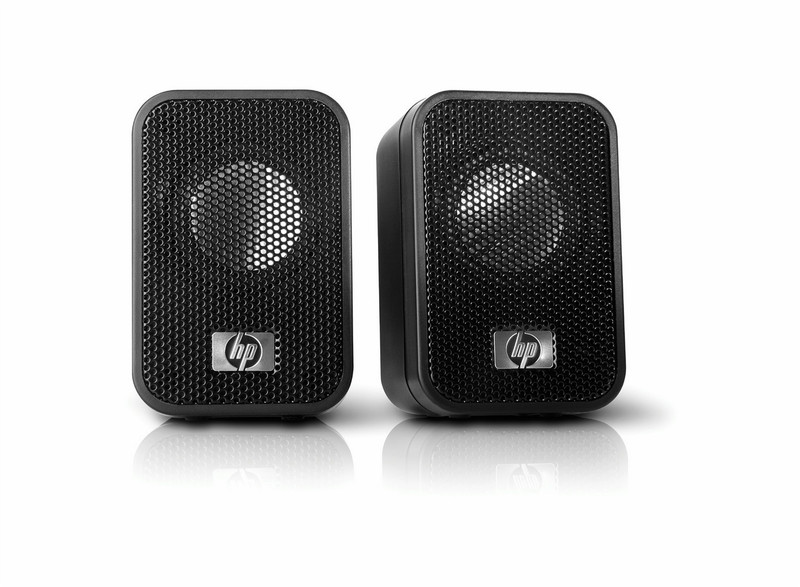 HP NN109AA Stereo portable speaker 1Вт Черный портативная акустика