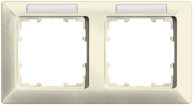 Siemens 5TG25821 White switch plate/outlet cover
