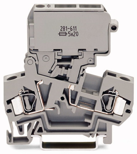 Wago 281-611 2P Grey electrical terminal block