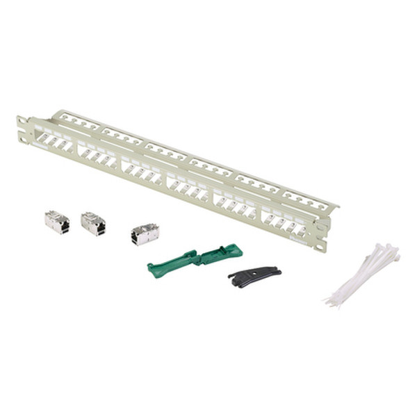 Panduit CP24WSK6TGLGY 1U patch panel