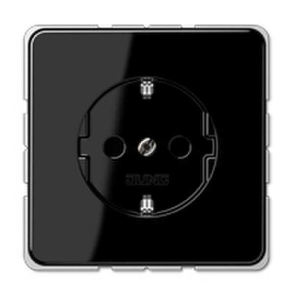 JUNG CD 520 KIBF SW Schuko Black socket-outlet