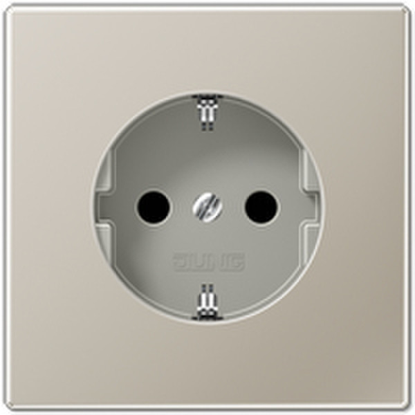 JUNG ES 2520 KI Schuko Stainless steel socket-outlet