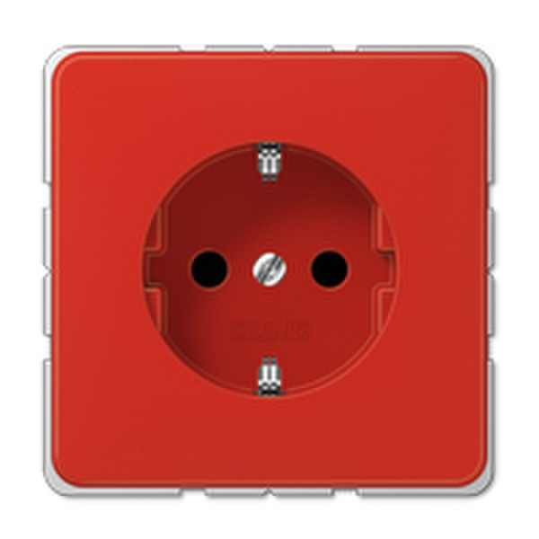 JUNG CD 520 KIBF RT Schuko Red socket-outlet
