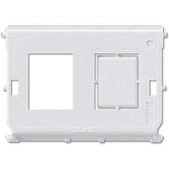 JUNG 54-2WE Weiß Schalterplatte & Steckdosenabdeckung