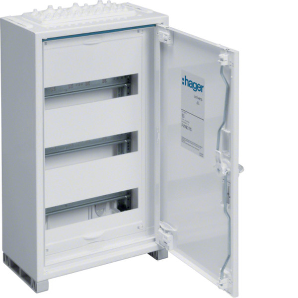 Hager FWB31S Freestanding White rack