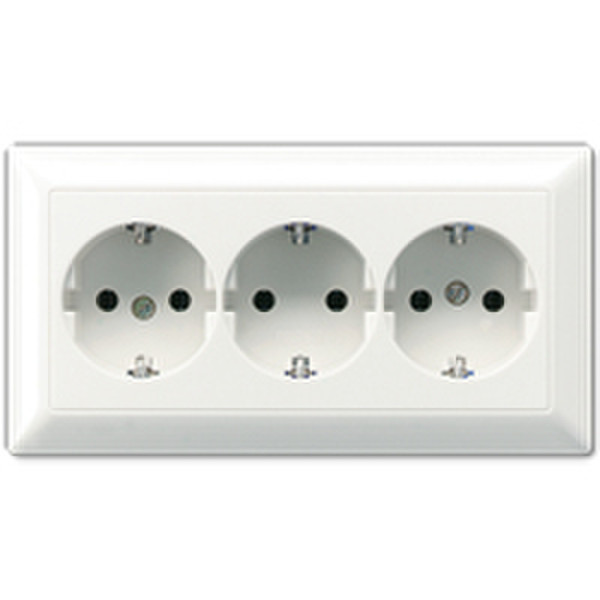 JUNG AS 523 WW Schuko White socket-outlet
