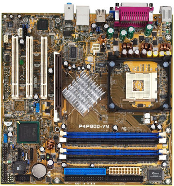 ASUS P4P800-VM Socket 478 ATX motherboard