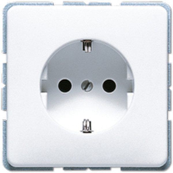 JUNG CD 520 WW Schuko White socket-outlet