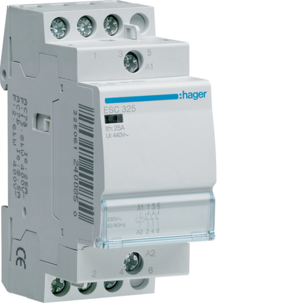 Hager ESC325 3P электрическое реле
