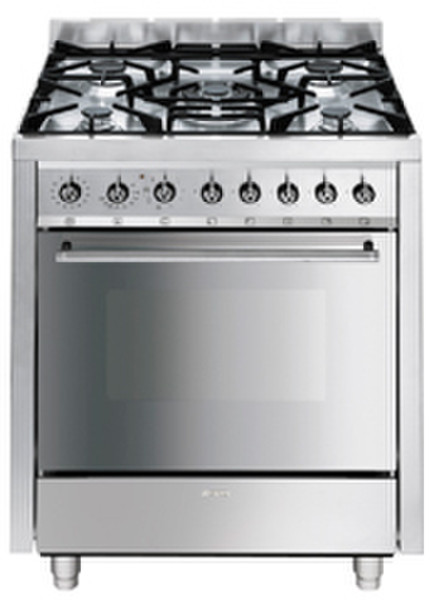 Smeg C7GMXI Freestanding Gas hob A Stainless steel cooker