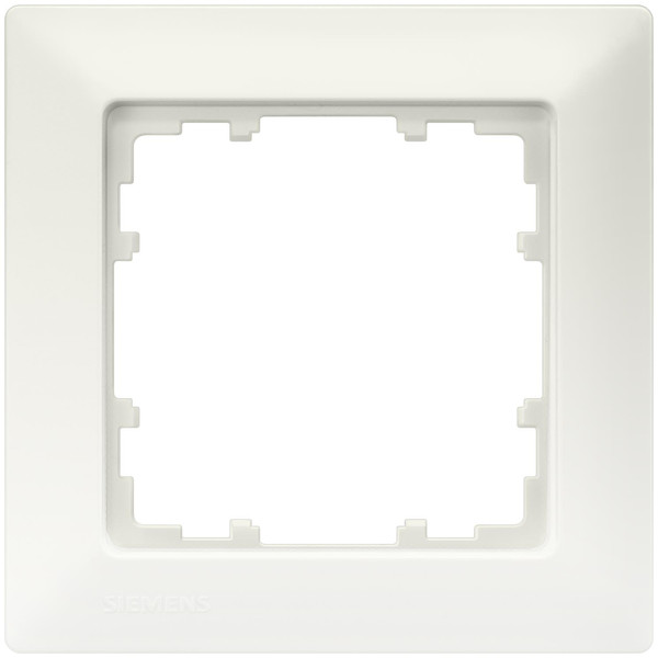 Siemens 5TG25510 Titanium,White switch plate/outlet cover