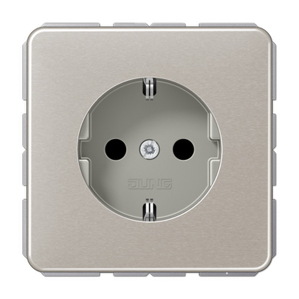 JUNG CD 1520 PT Type F (Schuko) Platinum outlet box