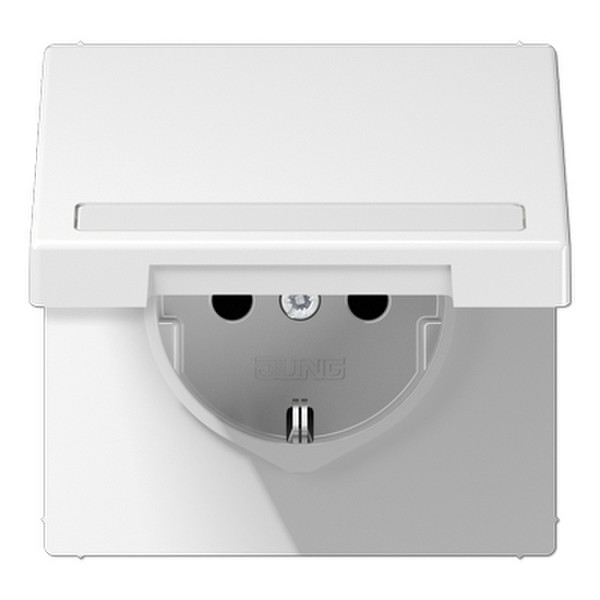 JUNG LS 1520 NAKL WW Type F (Schuko) White outlet box
