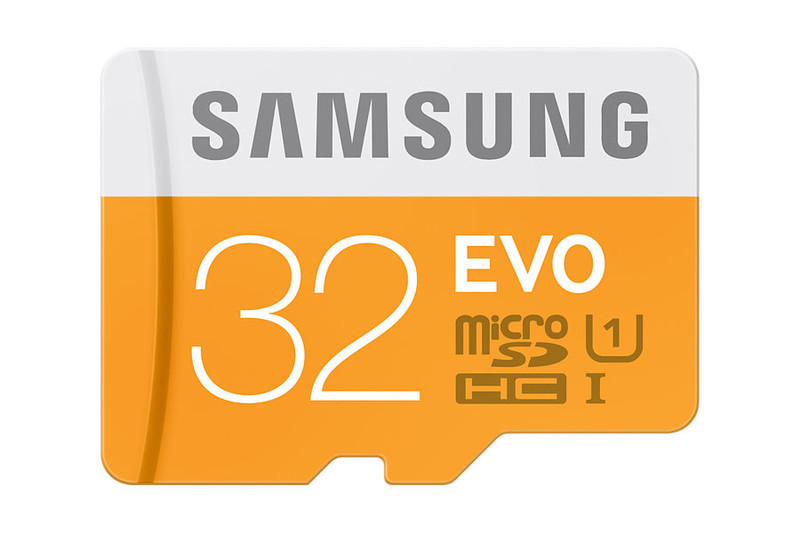 Samsung Evo 32GB MicroSDHC UHS-I Class 10 memory card