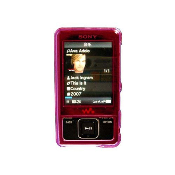 Skque SON-WM-A726-CRYS-PK Cover Pink MP3/MP4 player case