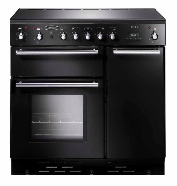 Rangemaster Toledo 90 Freestanding Ceramic hob A Black