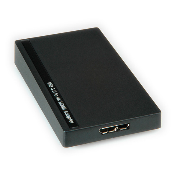 Secomp USB 3.0 Display Adapter, HDMI, 4K2K, schwarz