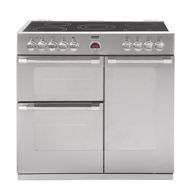 Stoves Sterling 900E Freestanding Induction hob A Stainless steel