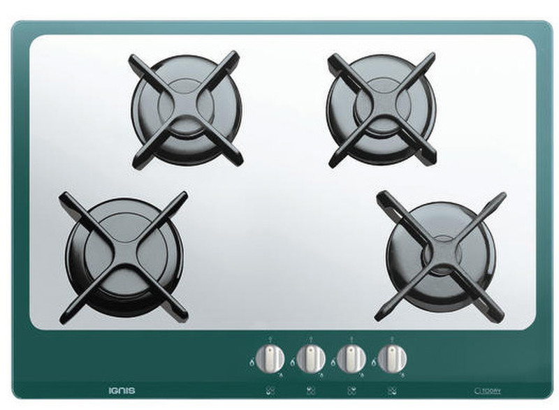 Ignis AKL 451/WP built-in Gas Green,White hob