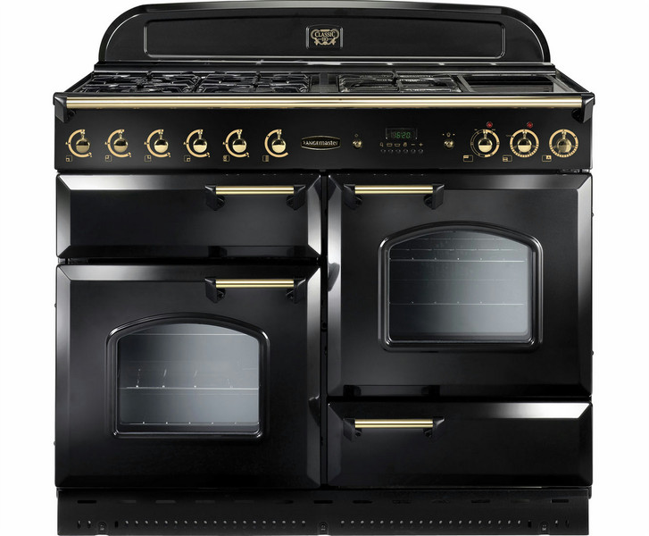 Rangemaster Classic 110 Gas Freistehend Gas hob A Schwarz