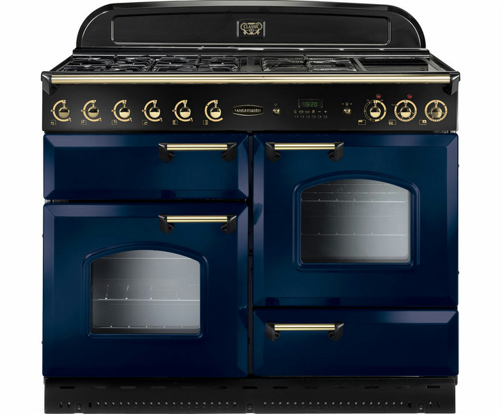 Rangemaster Classic 110 Gas Freistehend Gas hob A Schwarz, Blau