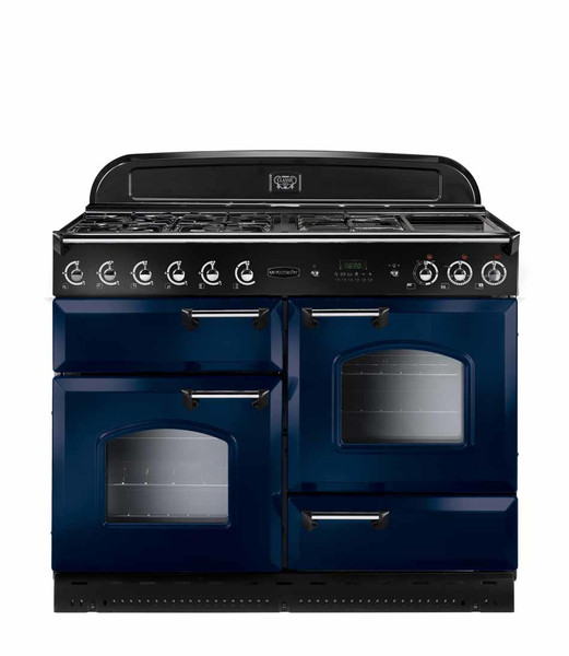 Rangemaster Classic 110 Gas Отдельностоящий Gas hob A Черный, Синий