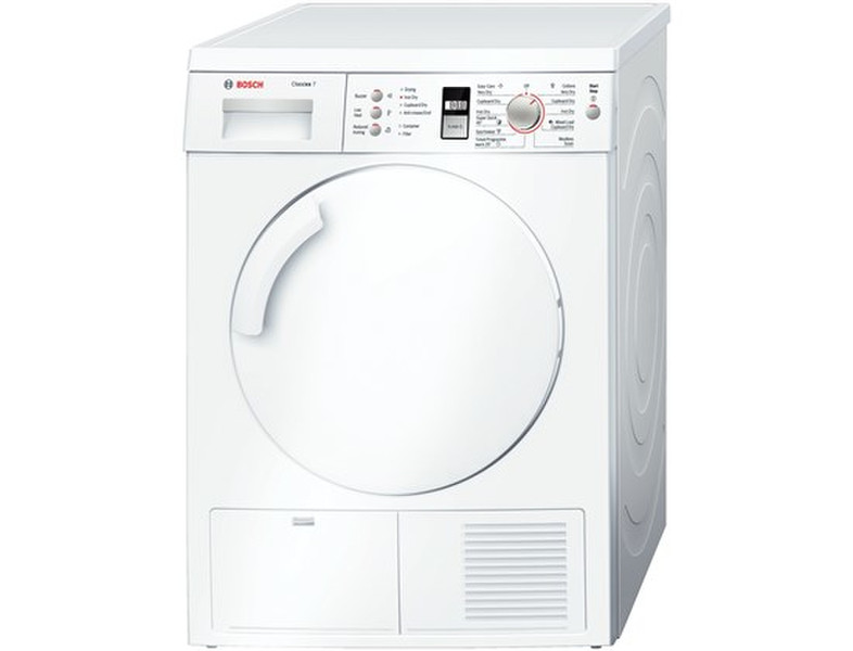 Bosch WTE84301GB Eingebaut Frontlader 7kg B Weiß Wäschetrockner