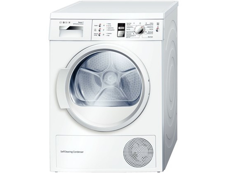 Bosch WTW863S1GB Freistehend Frontlader 7kg A++ Weiß Wäschetrockner