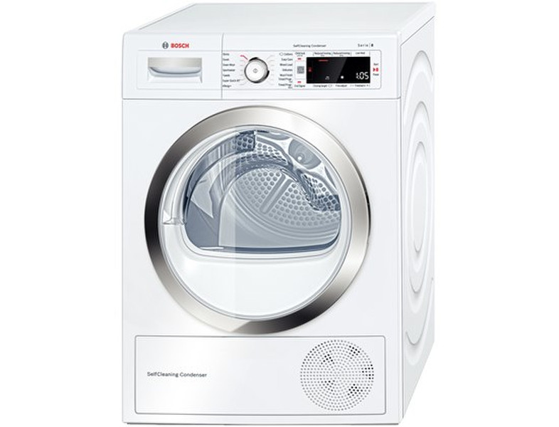 Bosch WTW87560GB freestanding Front-load 9kg A++ White tumble dryer