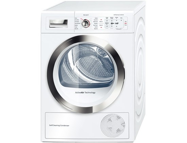 Bosch WTY86790GB freestanding Front-load 8kg A++ White tumble dryer