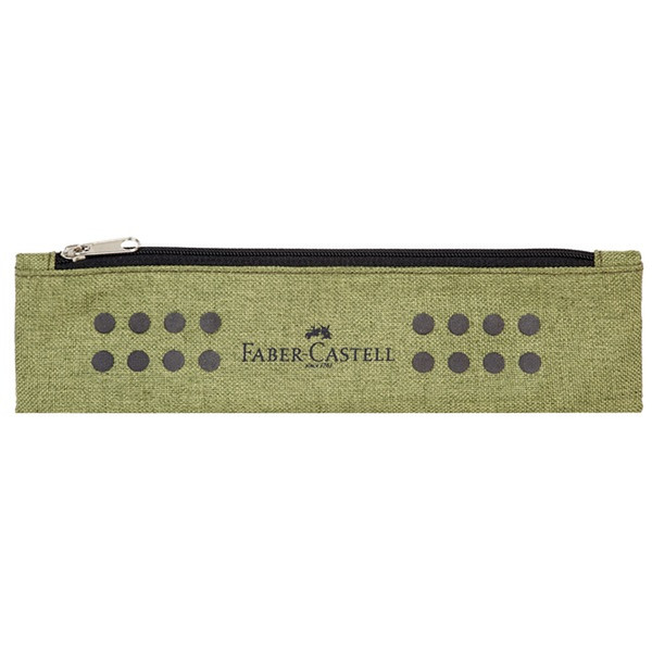 Faber-Castell 573173 Soft pencil case Fabric Green,Olive