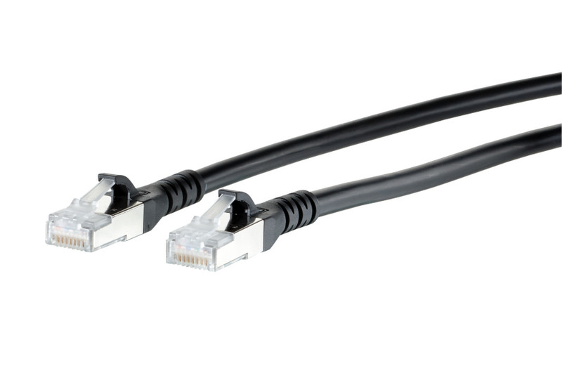 BTR NETCOM 1308451500-E 1.5m Cat6a S/FTP (S-STP) Black networking cable
